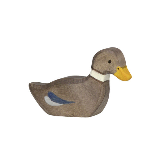 Holztiger Duck, Swimming Wooden Animal European Toy