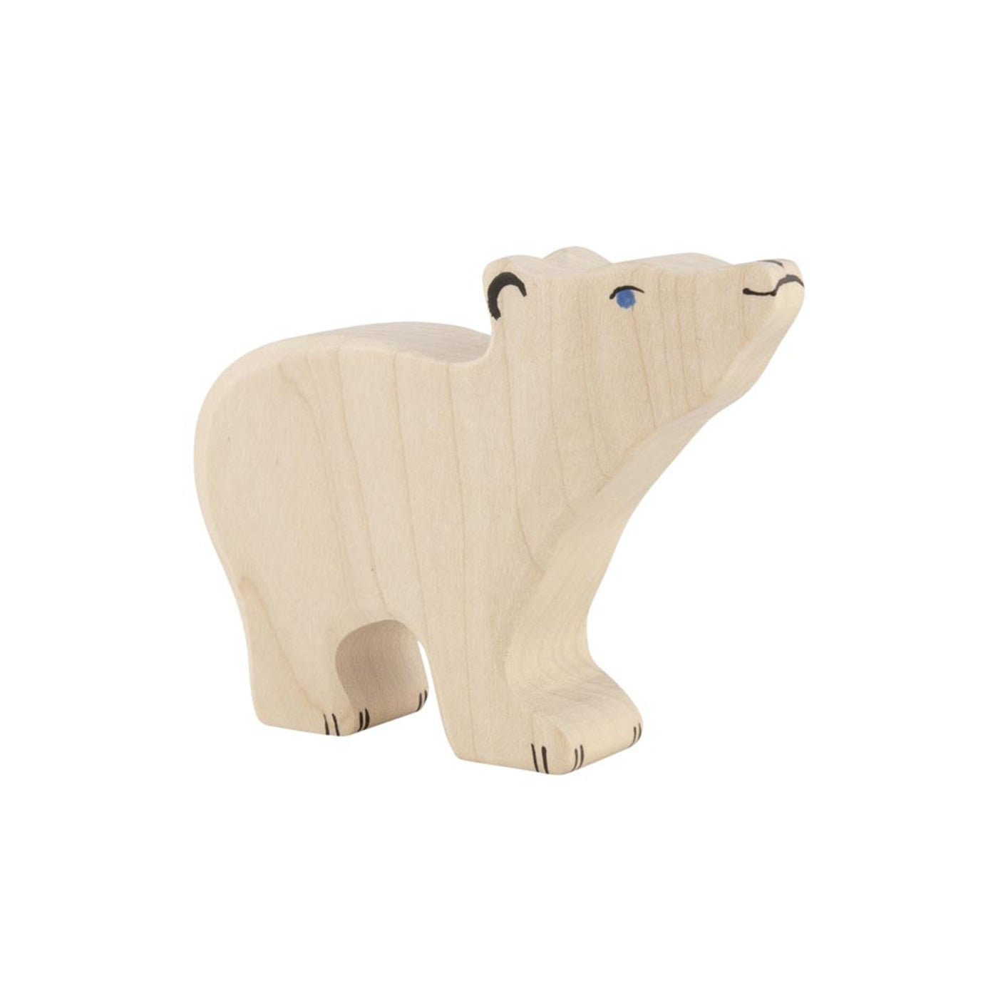 Holztiger Polar Bear European Wooden Toy Animal