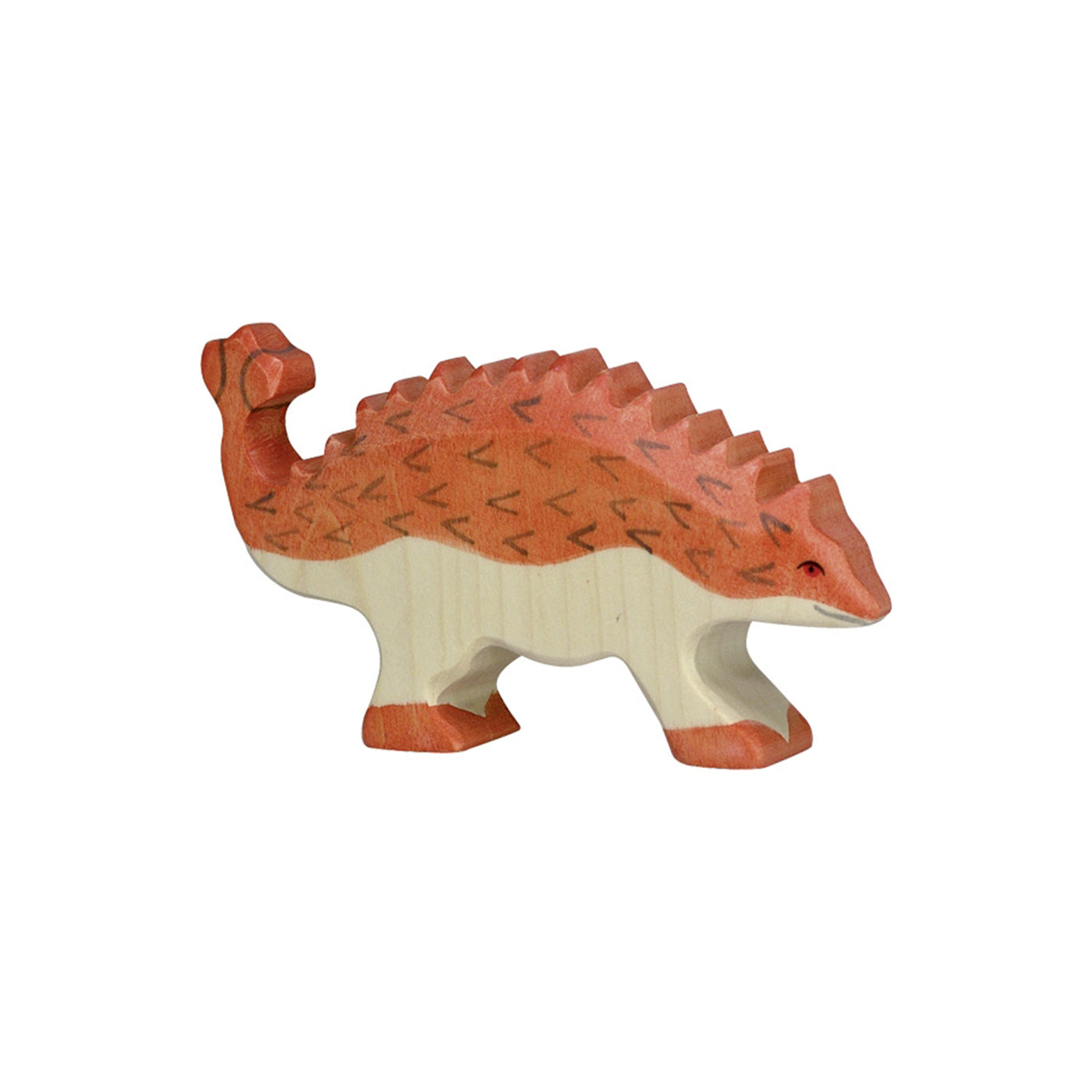 Holztiger Ankylosaurus Wooden Dinosaur European Toy