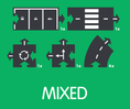 Load image into Gallery viewer, Waytoplay Mixed Extension Road Set Rubber Car Track For Kids