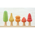 Load image into Gallery viewer, Ocamora Forest Trees In Warm Rainbow Colors Quality European Wooden Toys