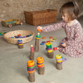 Load image into Gallery viewer, Grapat Nins Carla Wooden Set In Rainbow Colors European Quality Toy