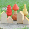 Load image into Gallery viewer, Ocamora 'Bosque' Wooden Forest Trees With 10 Pieces In Rainbow Colors