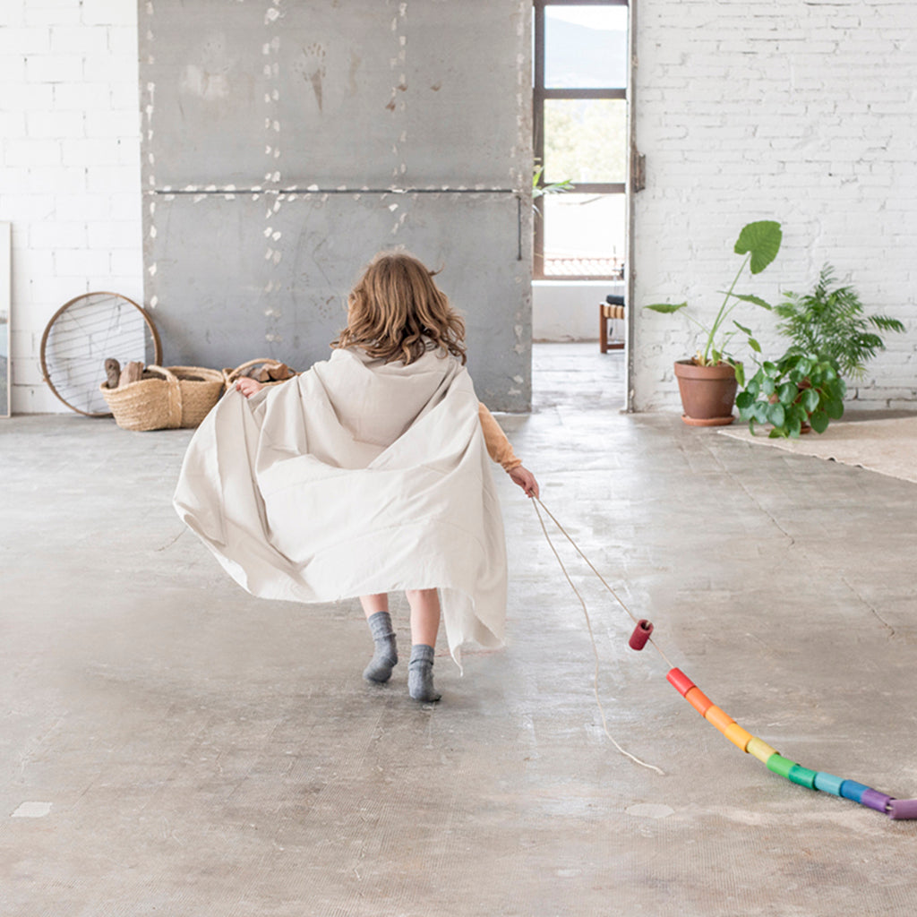 Grapat Lola Wooden Toy Set In Rainbow Colors Quality European Toy Brand