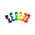 Load image into Gallery viewer, Grapat Nins, Mates, & Coins In Rainbow Colors European Wood Toy
