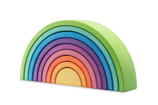 Ocamora Medium Wood Rainbow Green
