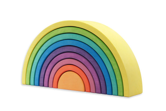 Ocamora Medium Wood Rainbow Yellow