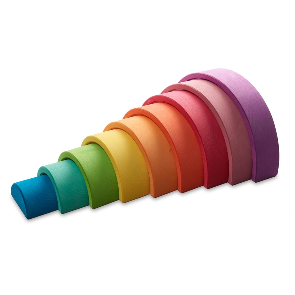 Ocamora Medium Wood Rainbow Purple