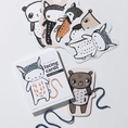 Load image into Gallery viewer, Wee Gallery Lacing Cards - Baby Animals