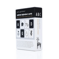 Load image into Gallery viewer, Wee Gallery Animal Alphabet Cards Black And White With Letters