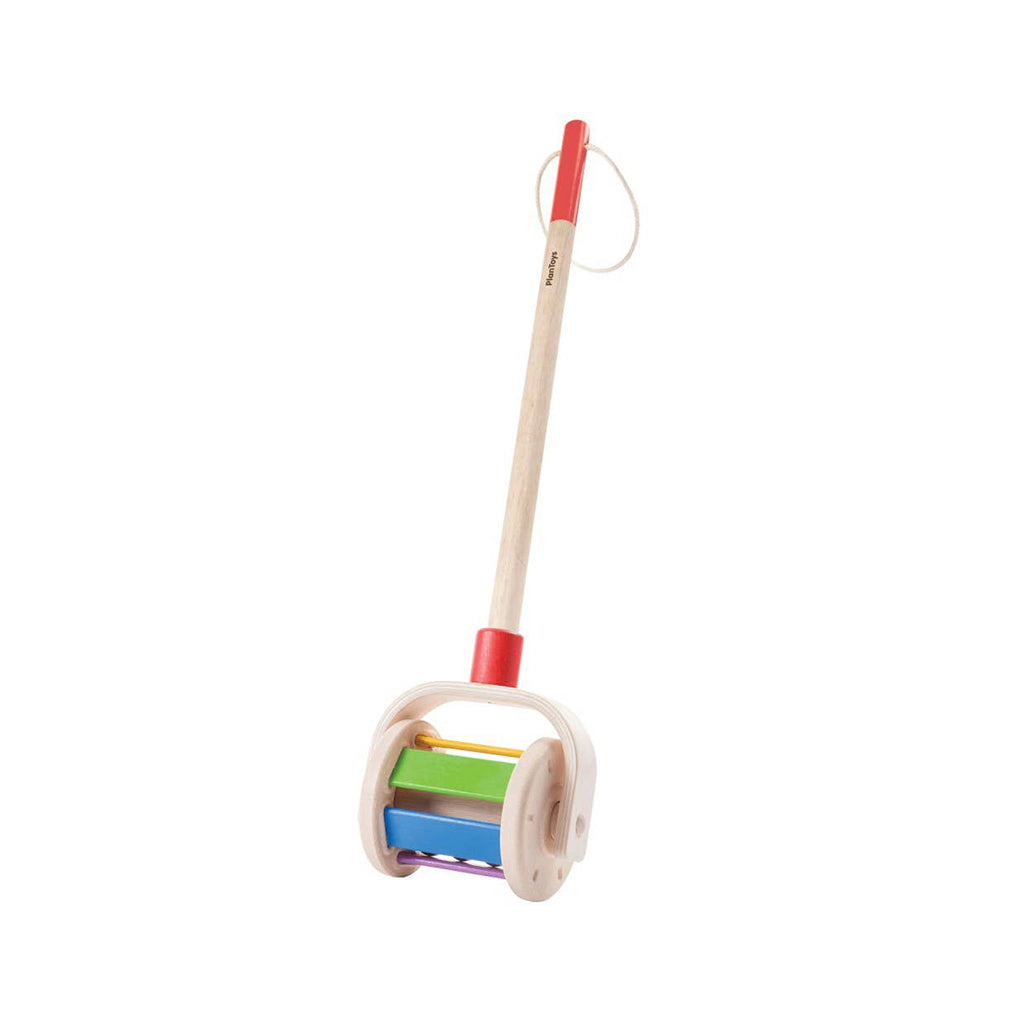 PlanToys Walk N Roll Wood Walker Musical Instrument For Toddlers