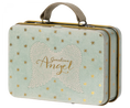 Load image into Gallery viewer, Maileg Angel Mouse In Suitcase