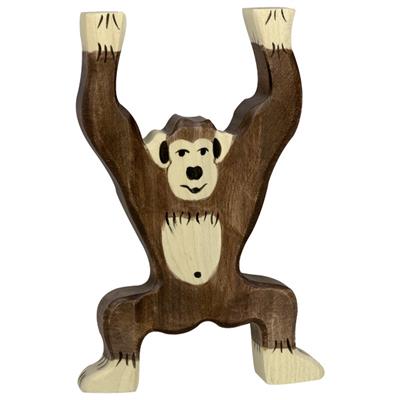 Holztiger Standing Chimpanzee Wooden European Toy