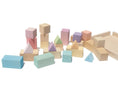 Load image into Gallery viewer, Ocamora Wooden Construction Blocks Rainbow (PASTEL)