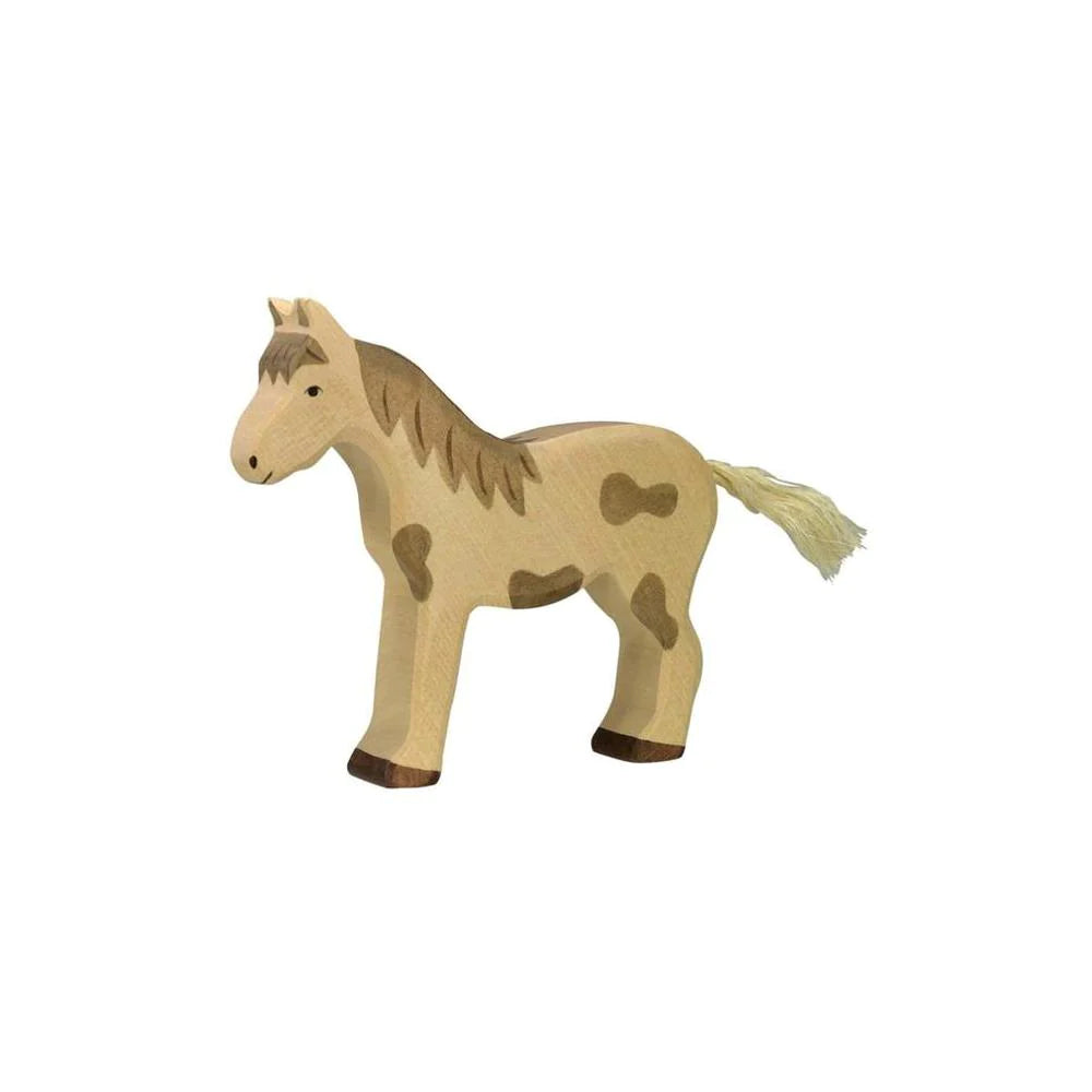 Holztiger Dappled Standing Horse European Wooden Toy