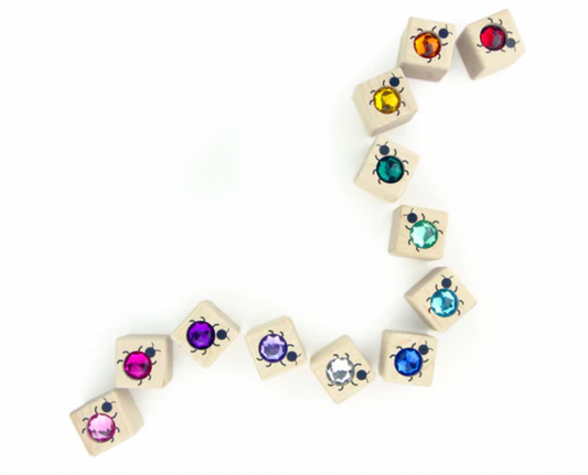 Everwood Friends 12 pc. Twelve Little Ladybugs Gem Blocks