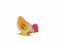 Holztiger Hen Pecking Wooden European Toy
