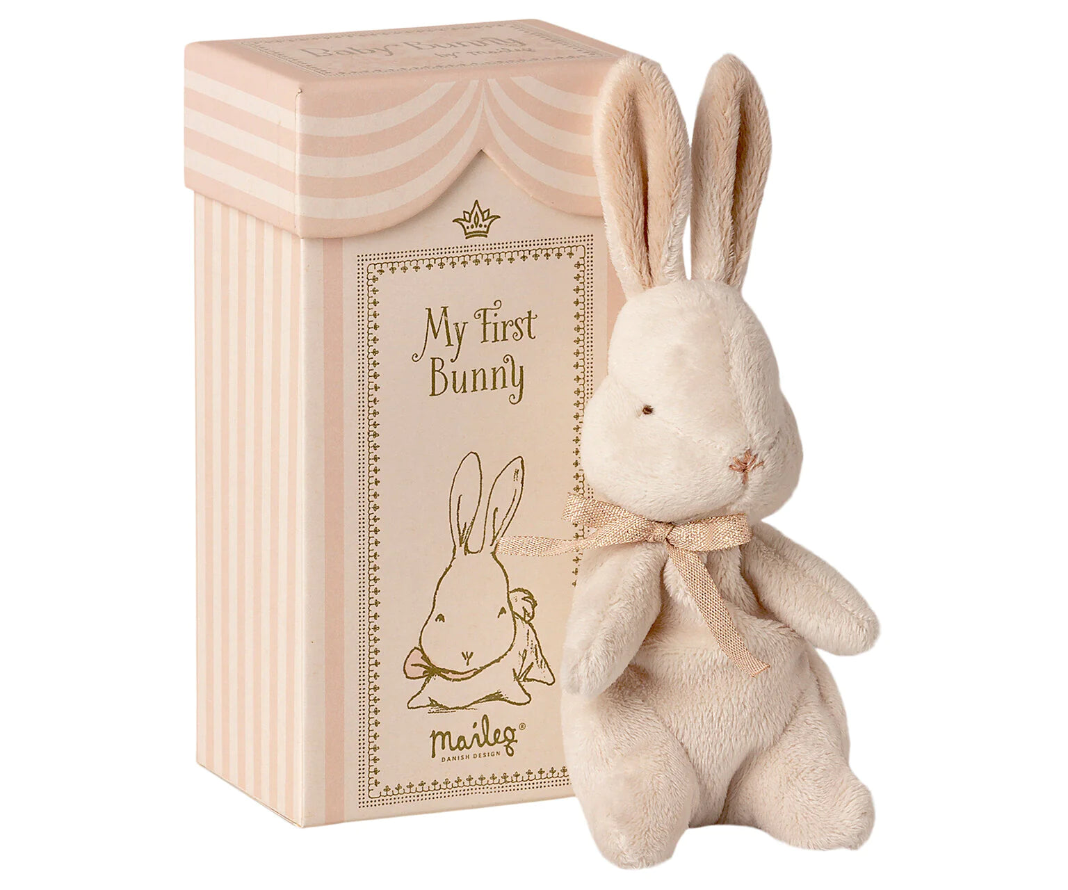 Maileg My First Bunny- Off White or Light Blue