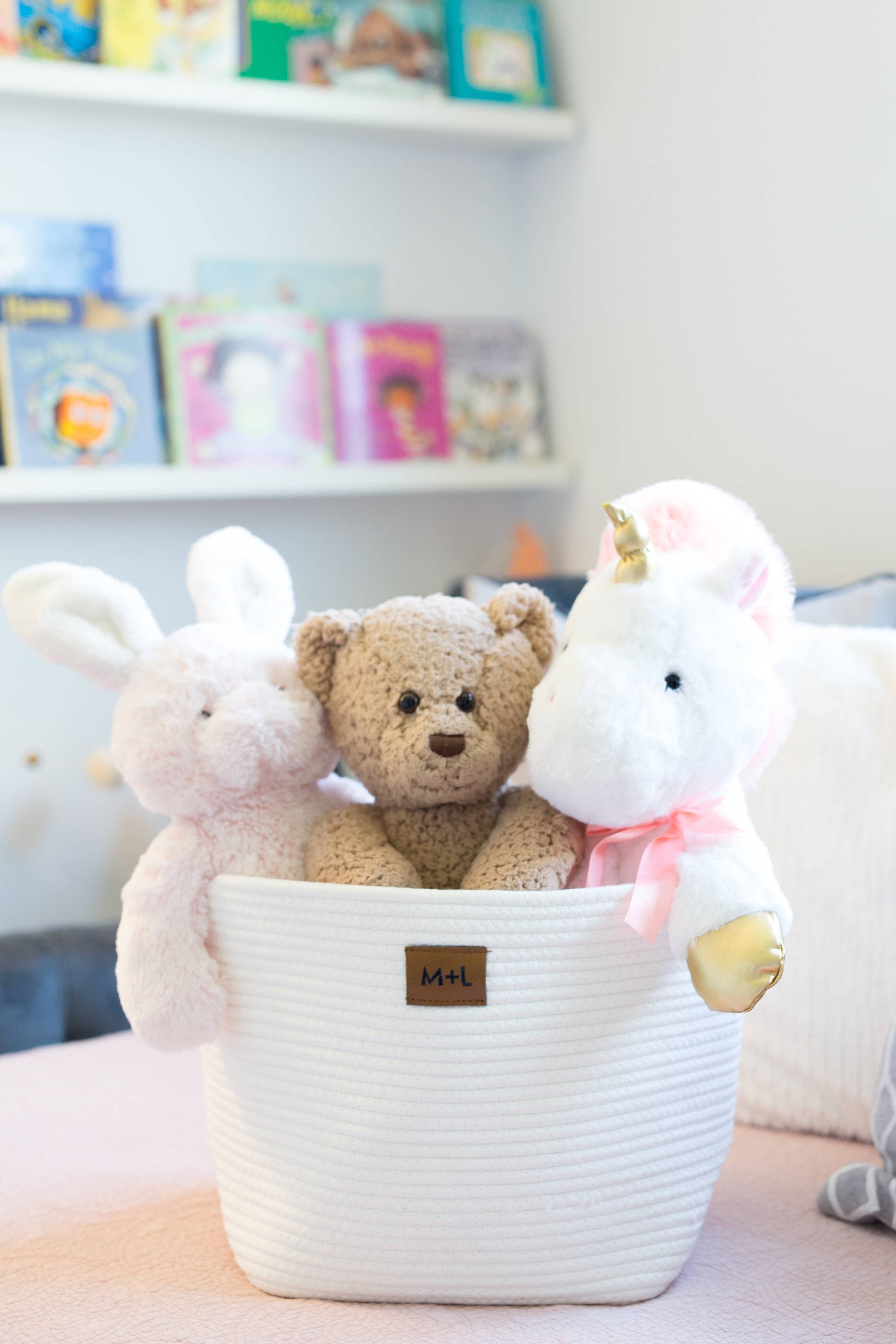 Maple and Lark Bountiful Rope Basket: Multiple Colors