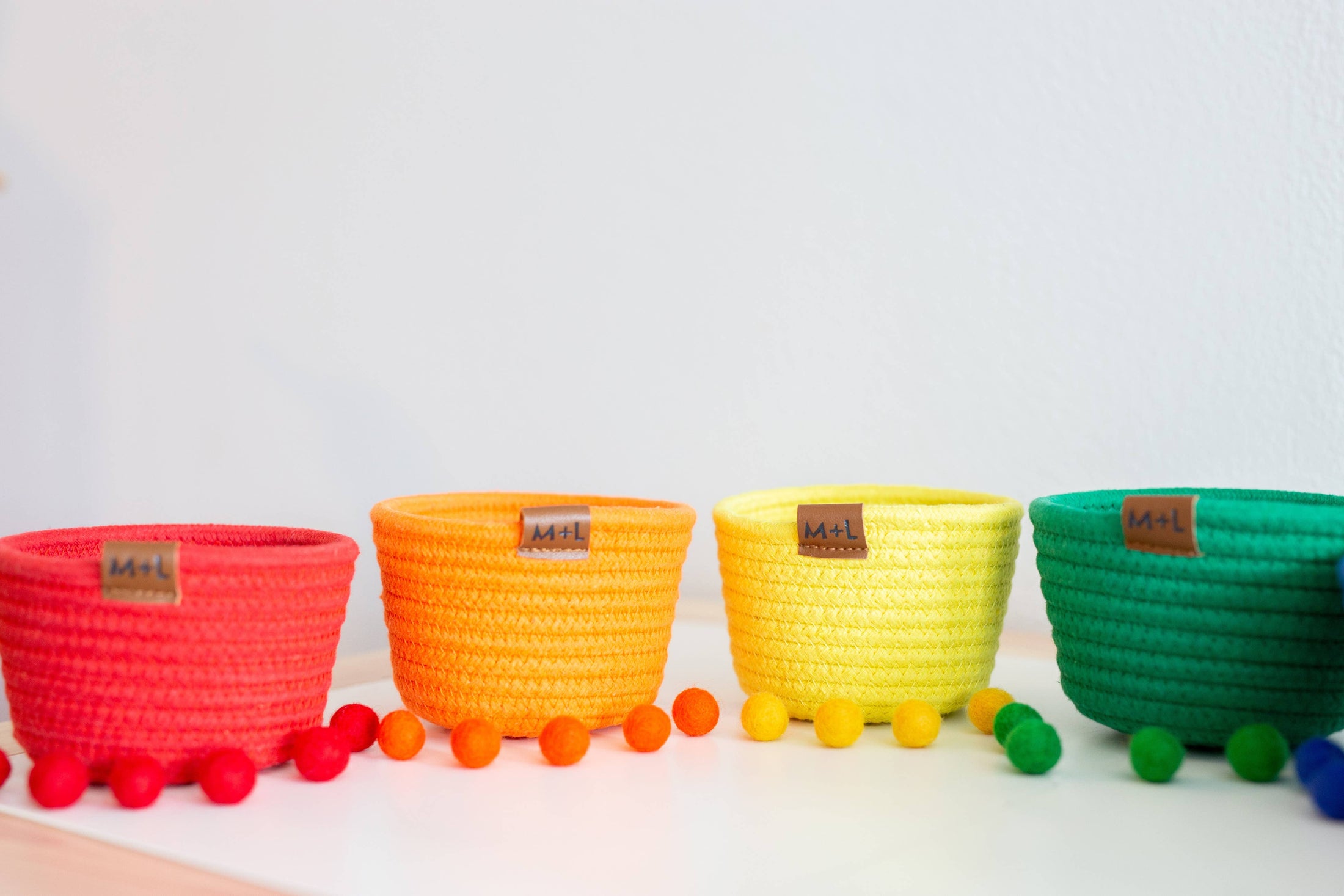 Maple and Lark The Bitsy Basket: Rainbow Set