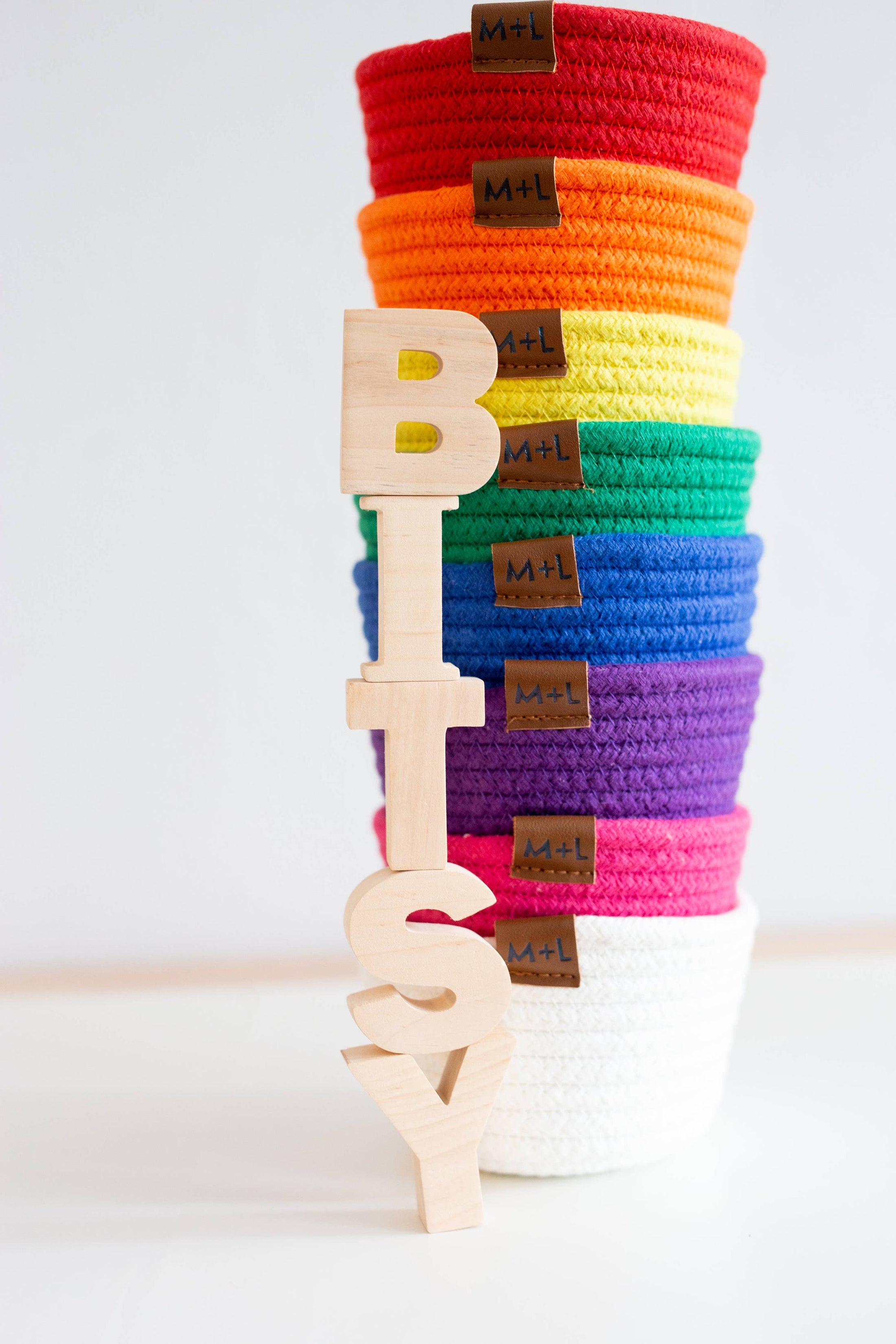 Maple and Lark The Bitsy Basket: Rainbow Set
