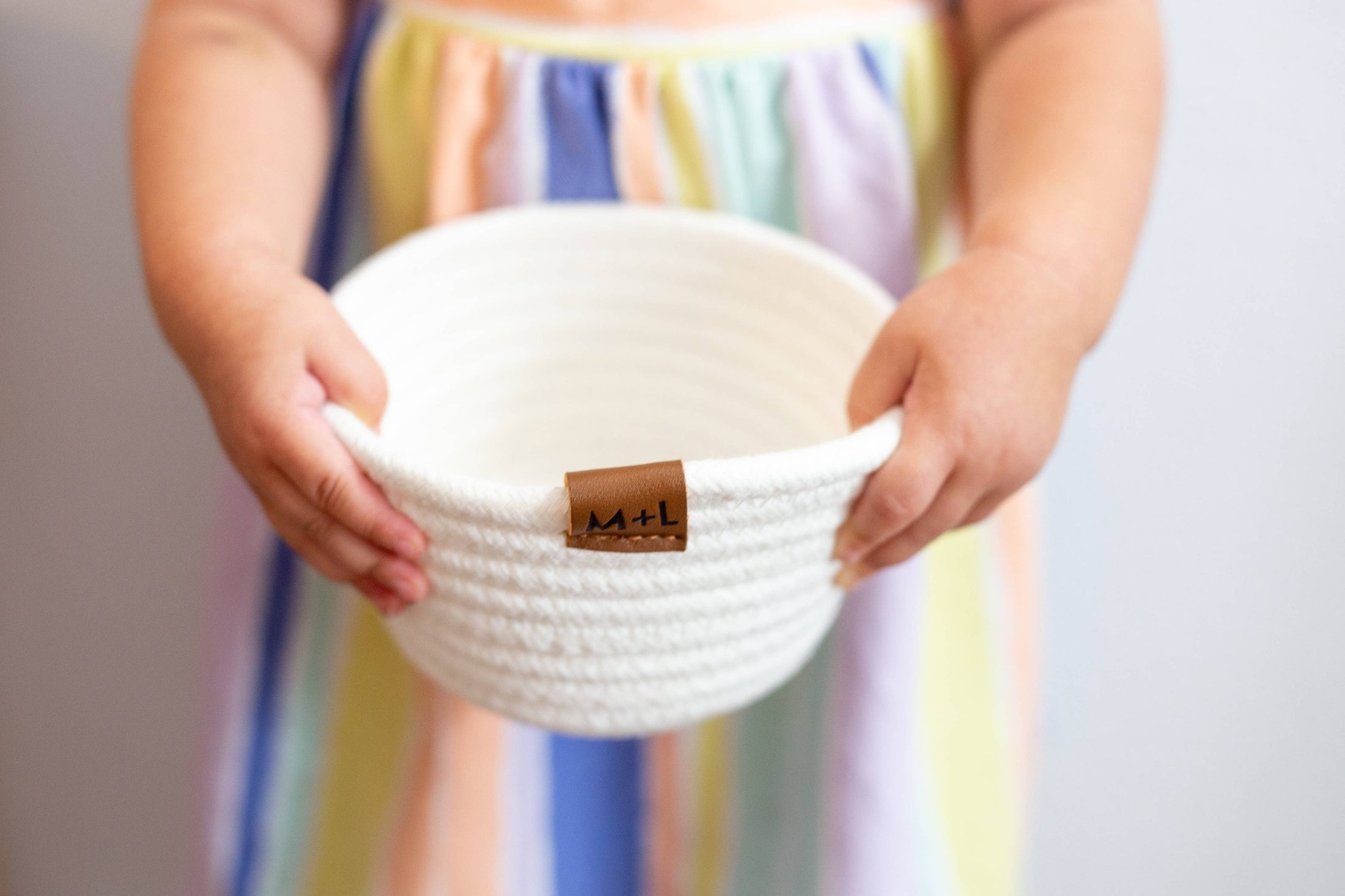 Maple and Lark The Bitsy Basket: Rainbow Set