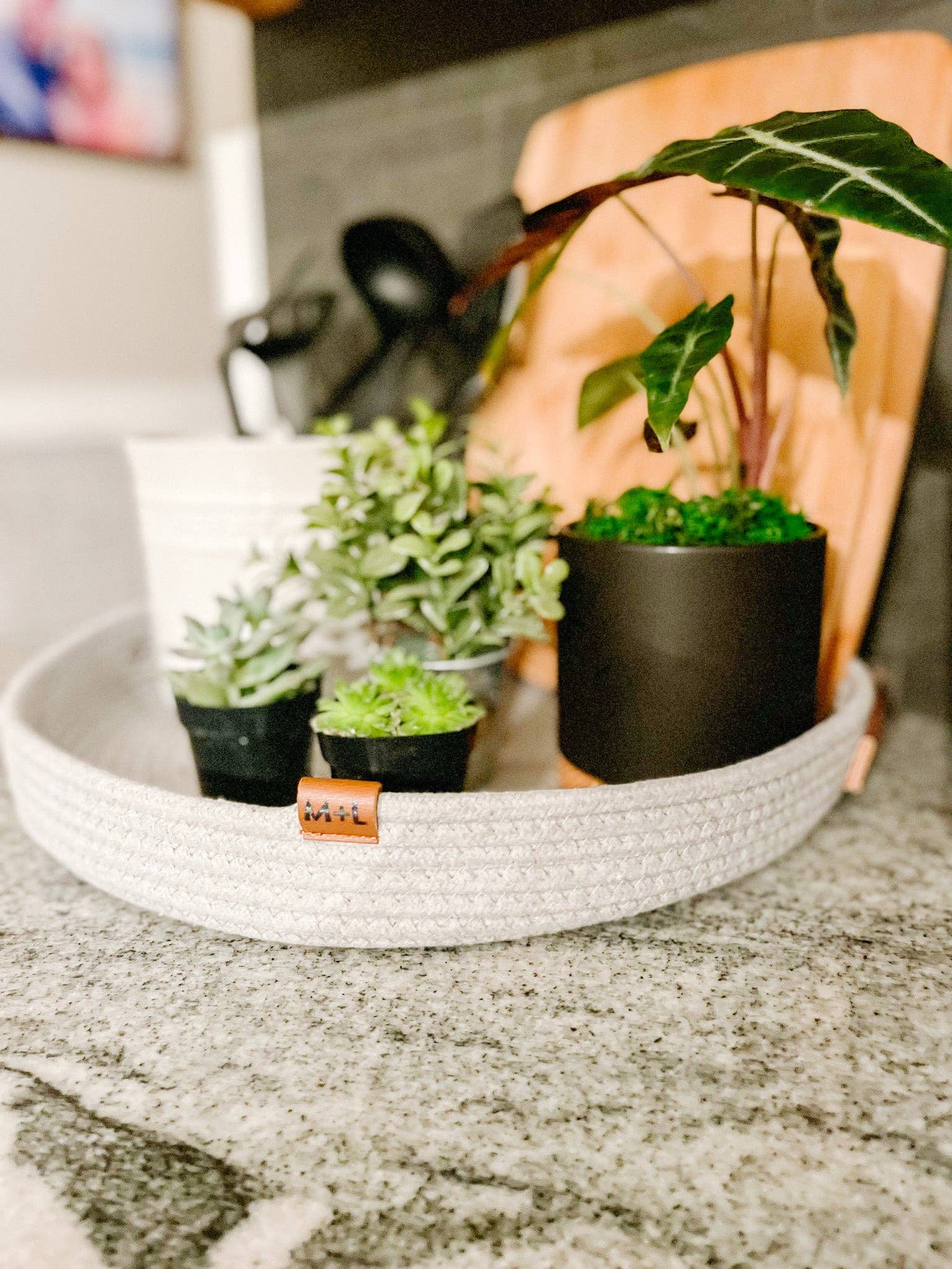 Maple and Lark Jubilee Tray: Stone Gray