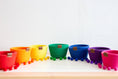 Load image into Gallery viewer, Maple and Lark The Bitsy Basket: Rainbow Set

