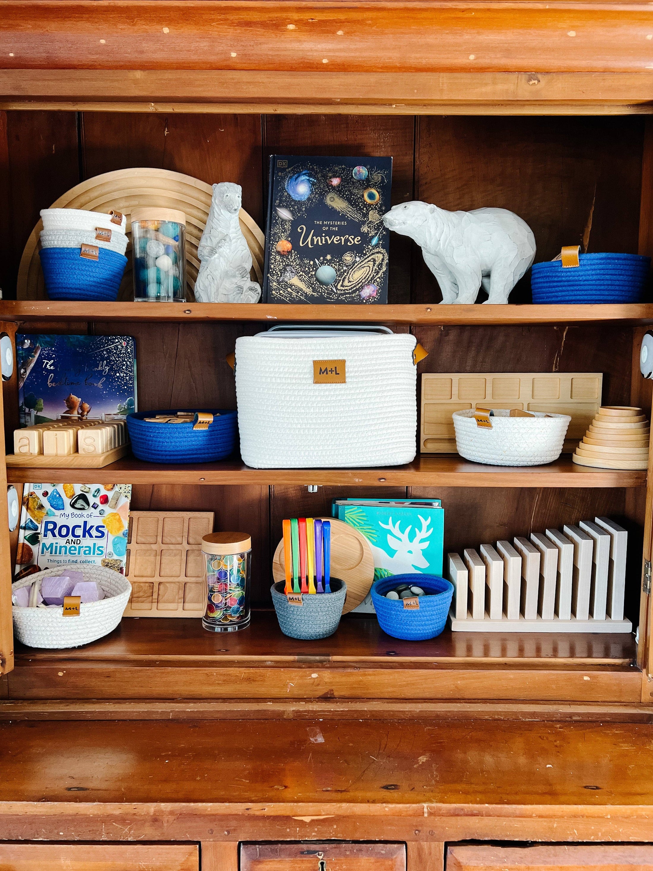 Maple and Lark Bliss Basket: White