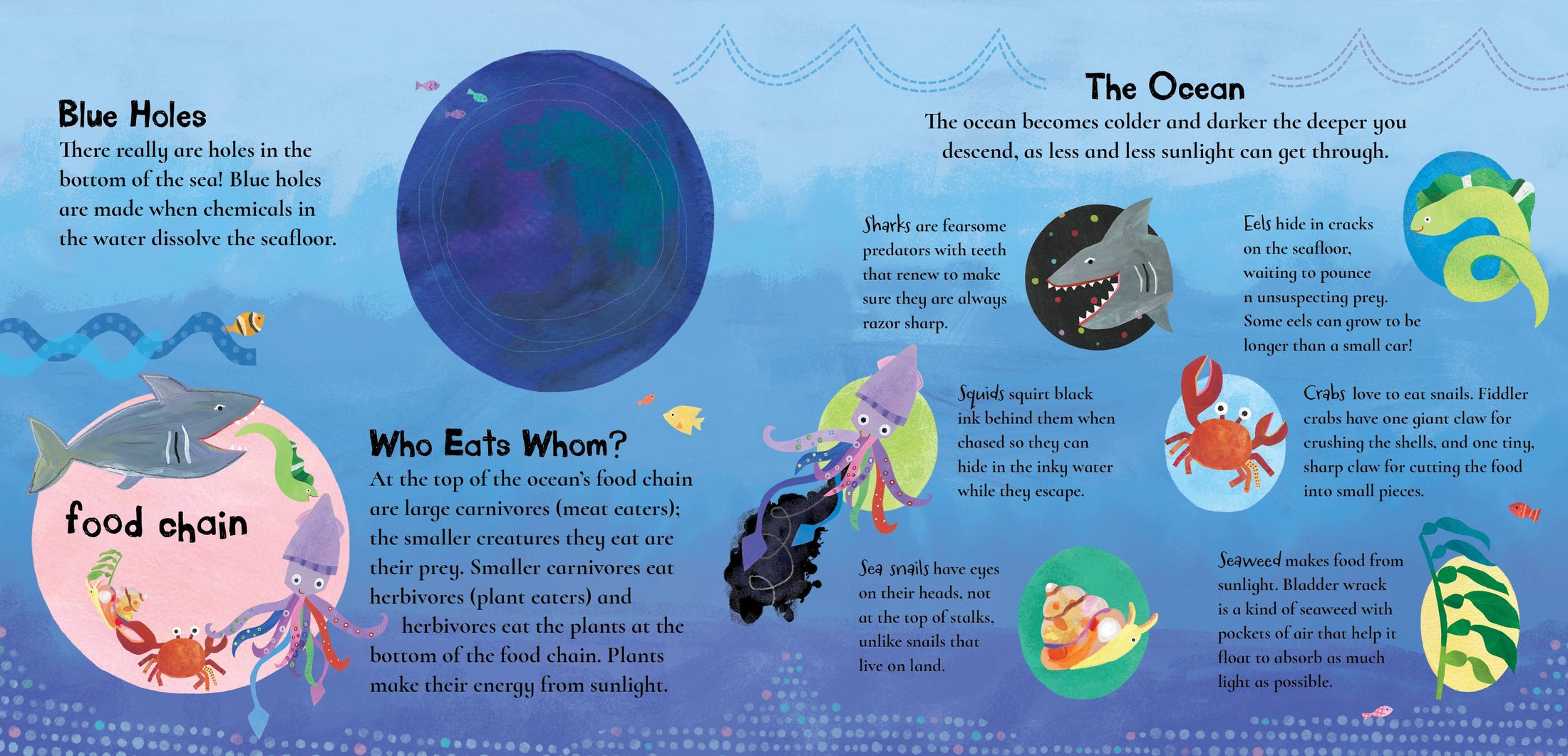 Barefoot Books - Barefoot Baby-Proof: A Hole in the Bottom of the Sea: Durable Book