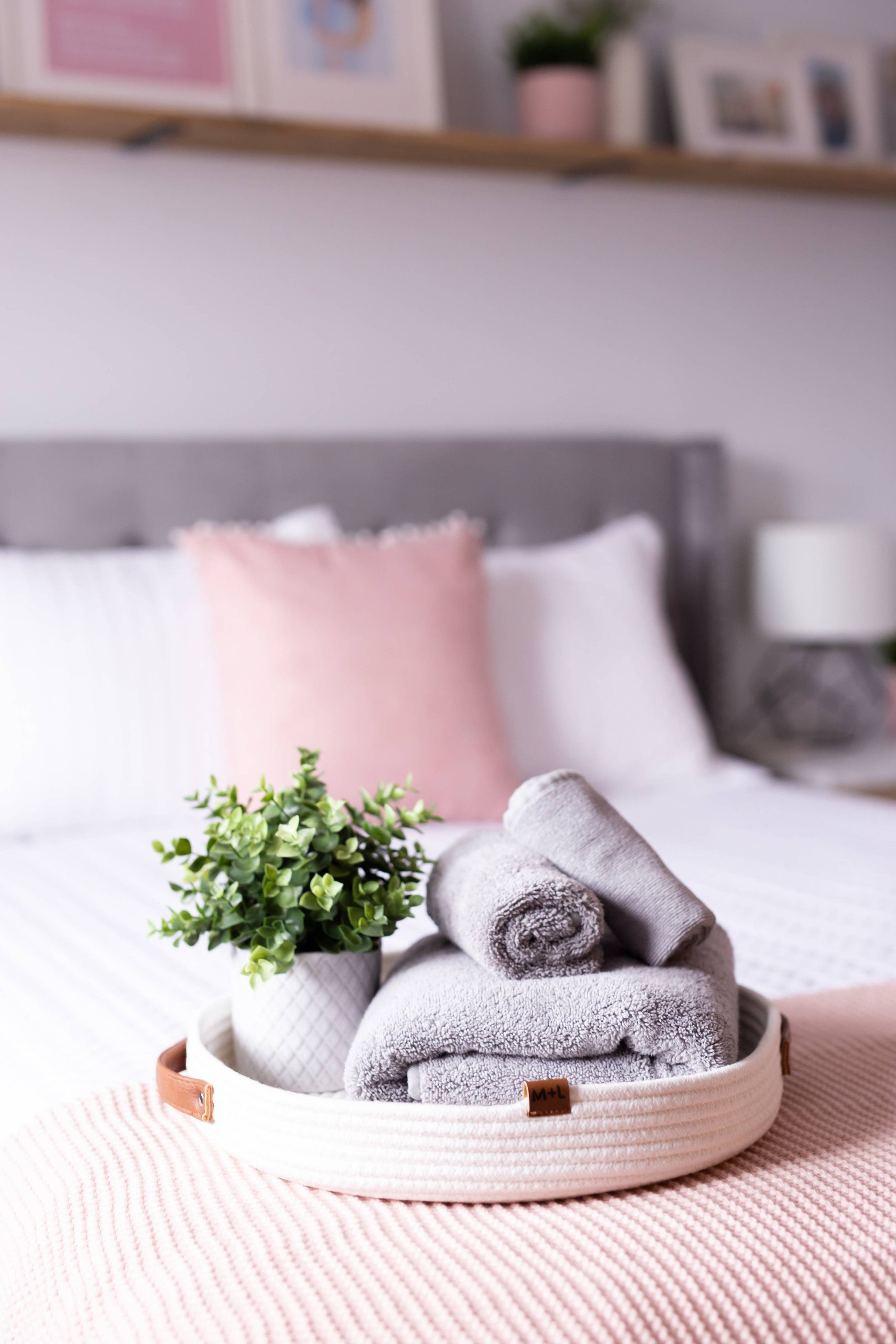 Maple and Lark Jubilee Tray: Stone Gray