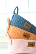 Load image into Gallery viewer, Maple and Lark Gather Rope Basket: Heathered Gray
