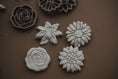 Load image into Gallery viewer, Kinfolk Pantry Mixed Flower Cutter Set Eco Playdough Tool
