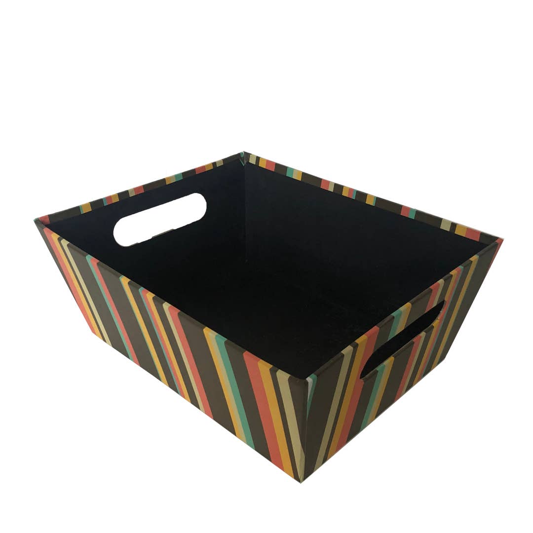 Bospak - 10" Striped Paperboard Market tray