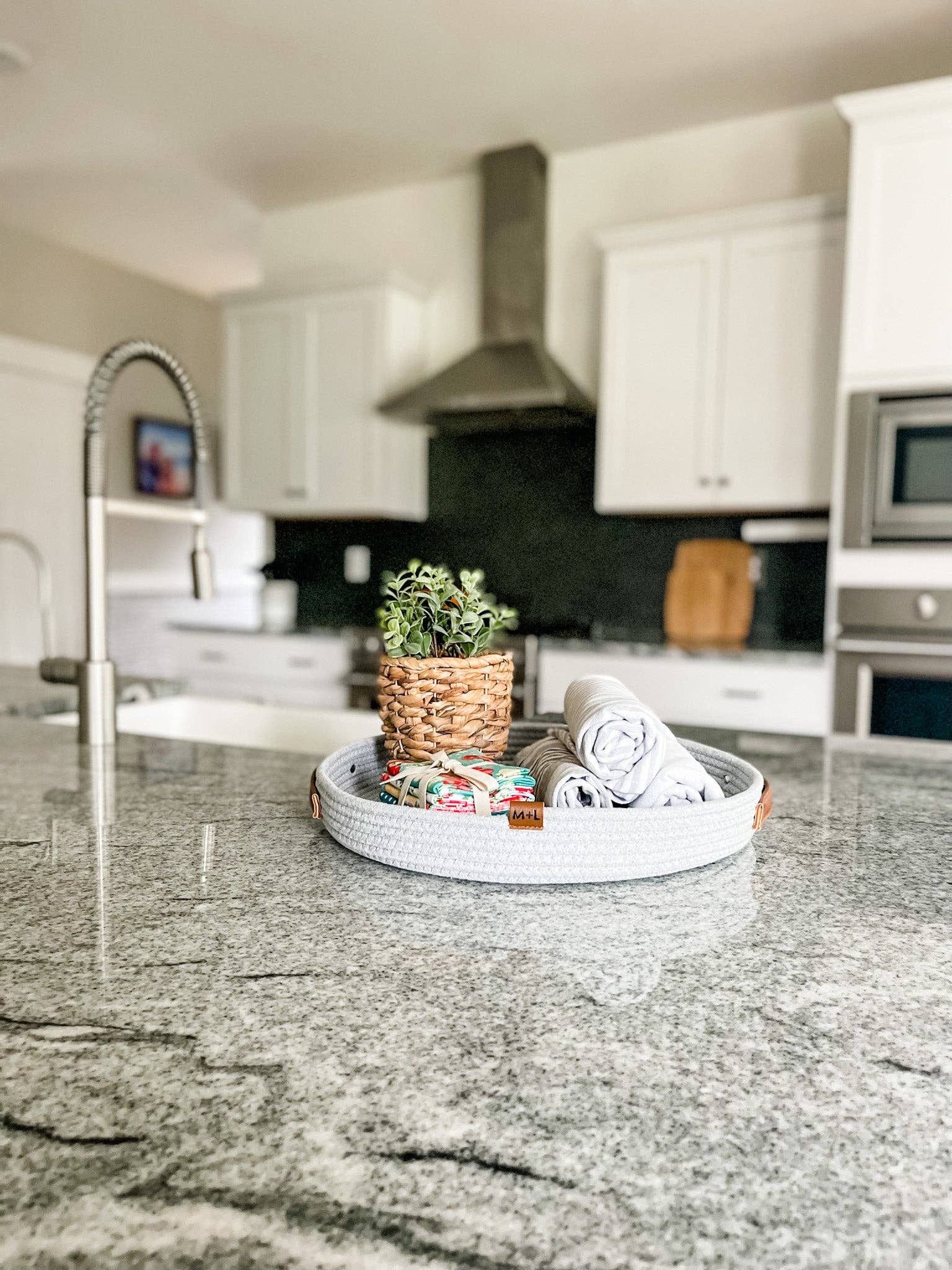 Maple and Lark Jubilee Tray: Stone Gray