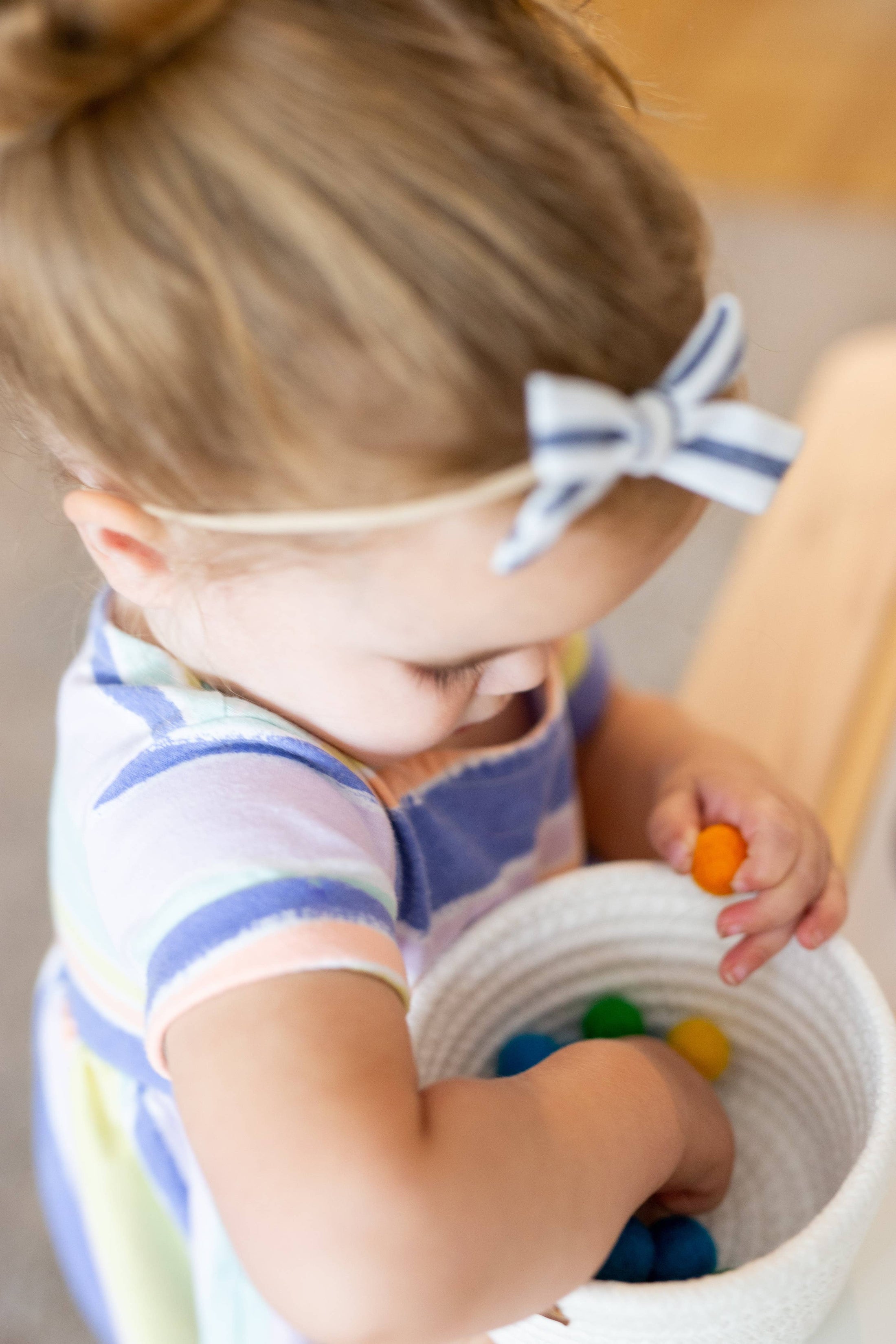 Maple and Lark The Bitsy Basket: Rainbow Set