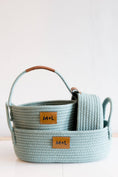 Load image into Gallery viewer, Maple and Lark Gather Rope Basket: Heathered Gray
