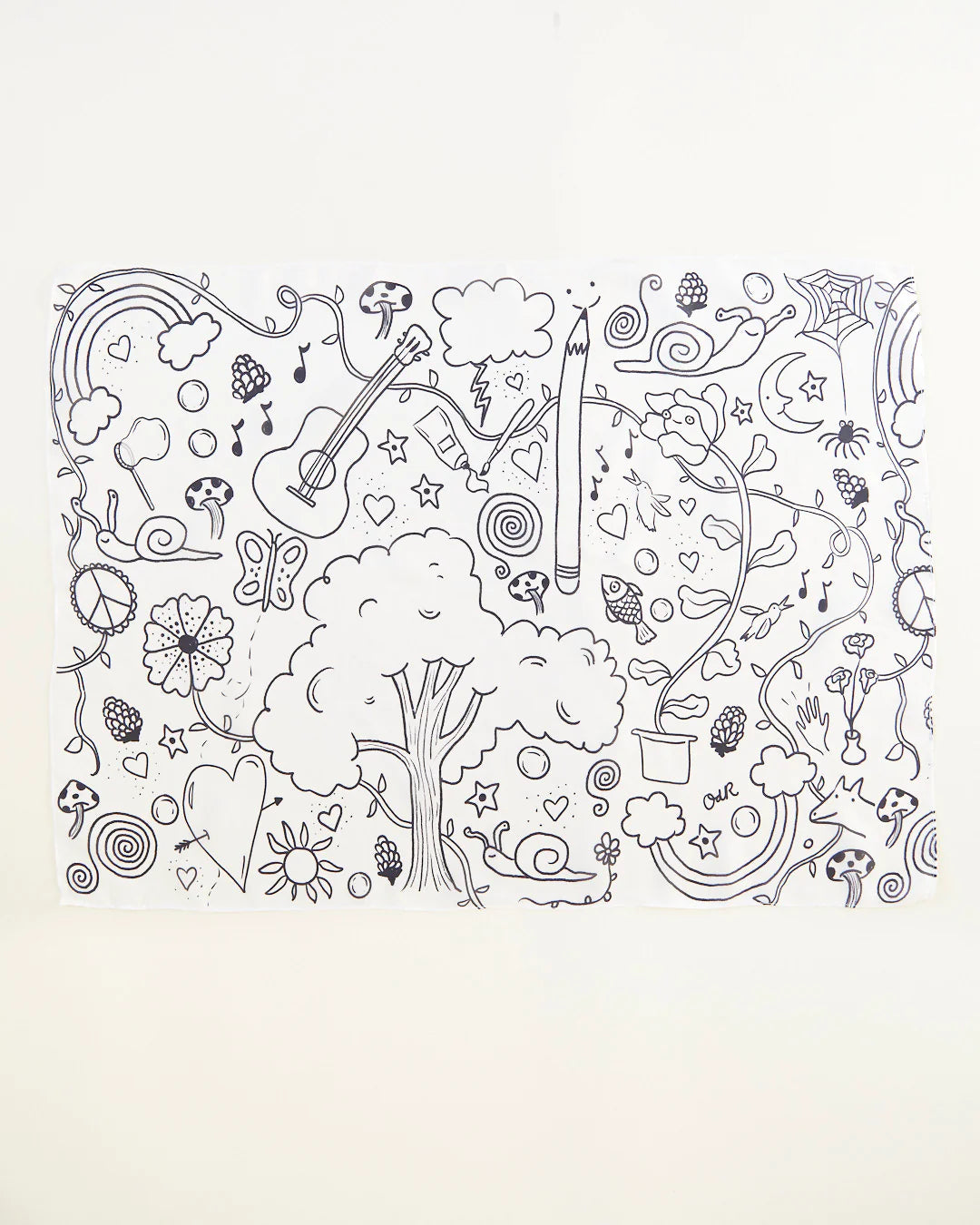 Sarah's Silks Seek & Find Coloring Playsilk