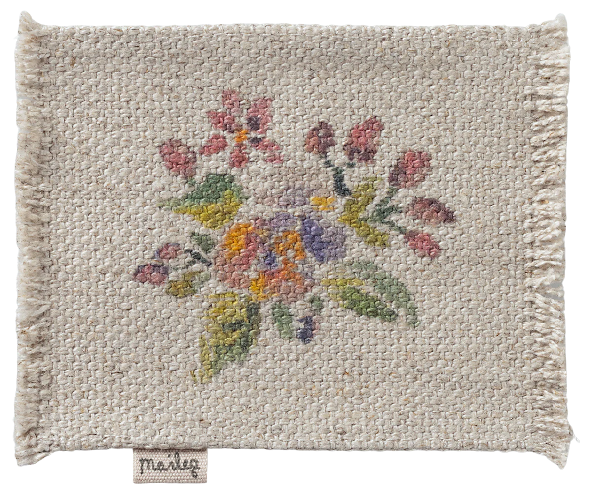 Maileg Flower or Striped Rug (3 Size Options)