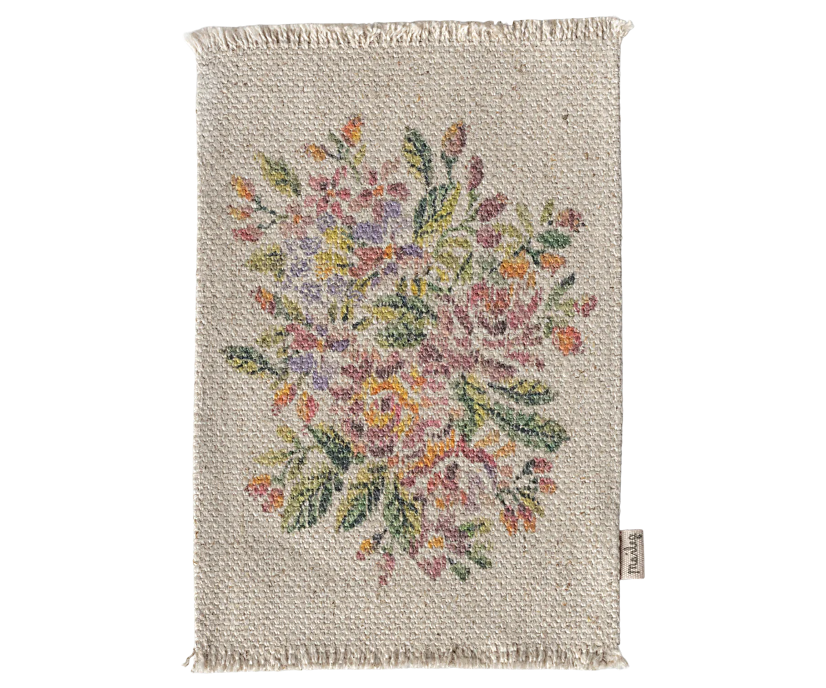 Maileg Flower or Striped Rug (3 Size Options)