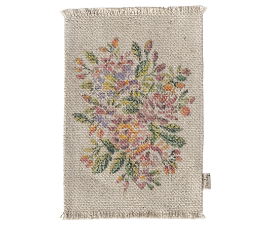 Maileg Flower or Striped Rug (3 Size Options)
