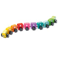Load image into Gallery viewer, Cubika Wooden Toy Rainbow Caterpillar
