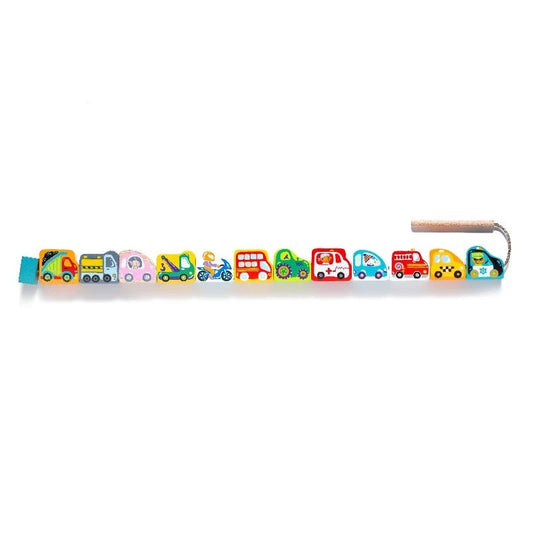 Cubika Wooden Lacing Toy Flying Cars