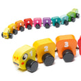 Load image into Gallery viewer, Cubika Wooden Toy Rainbow Caterpillar

