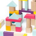 Load image into Gallery viewer, Cubika Wooden Blocks Constuction Set
