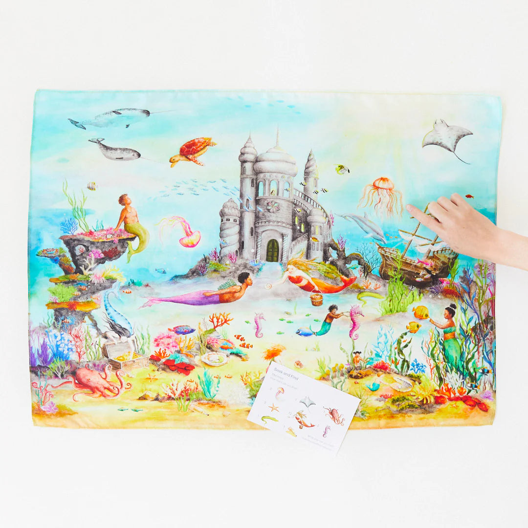 Sarah's Silk Mermaid Seek & Find Playsilk