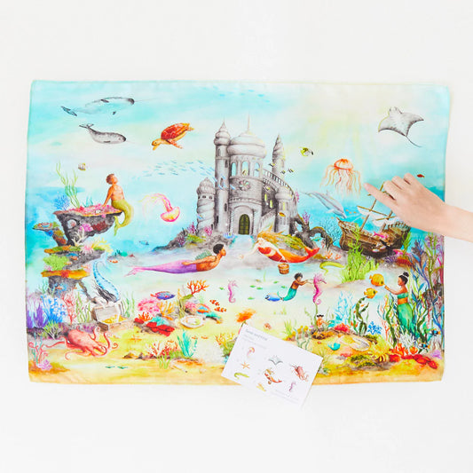 Sarah's Silk Mermaid Seek & Find Playsilk