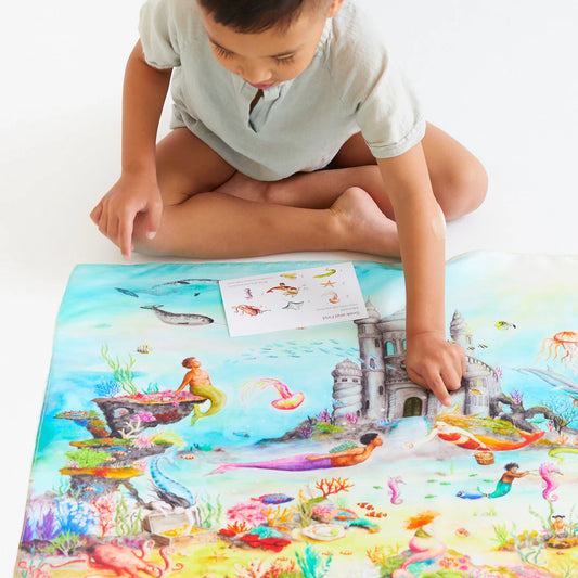 Sarah's Silk Mermaid Seek & Find Playsilk