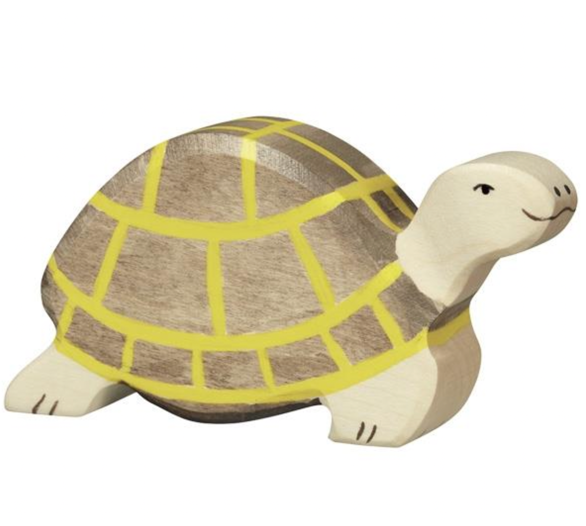 Holztiger Tortoise European Wooden Animal