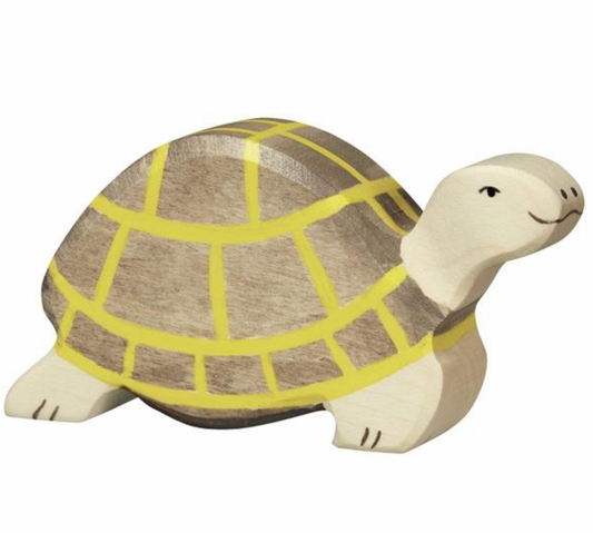 Holztiger Tortoise European Wooden Animal